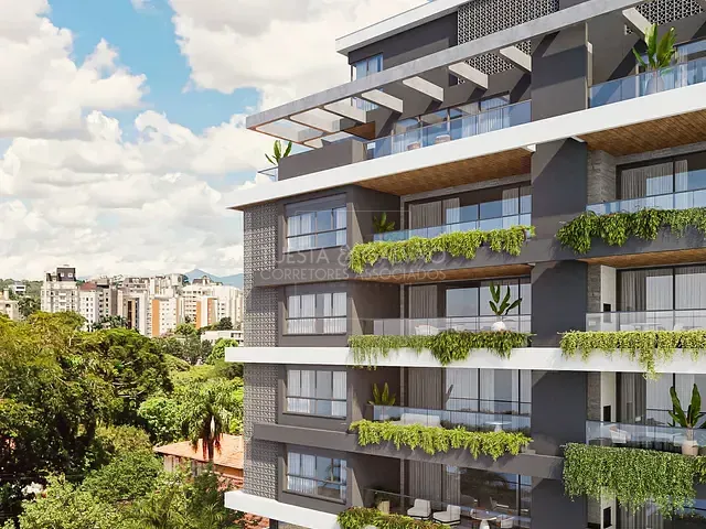 Apartamento com 210m² 3 quartos e 4 banheiros, à venda, no bairro Cabral em Curitiba