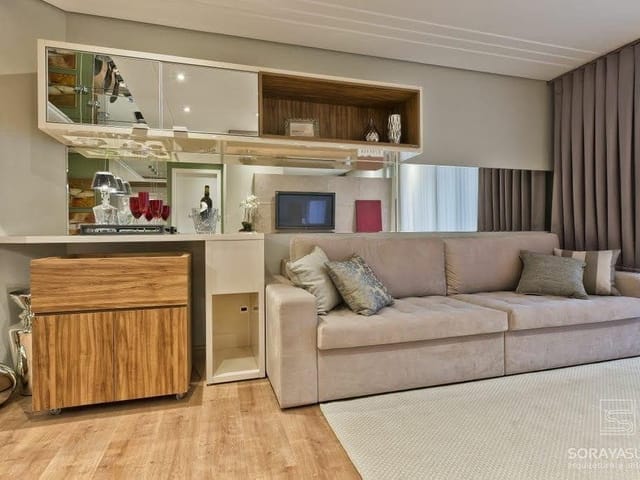 Foto do Apartamento - Juvevê, Ed. Terrasse Voyant, conceito aberto, finamente mobiliado e decorado, 107,97m² de área privativa, à venda, Curitiba, PR | Imobiliária GreenVille