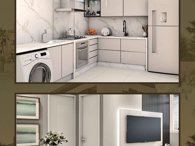 Apartamento 2 quartos e 2 banheiros, à venda, no bairro Bessa em João Pessoa