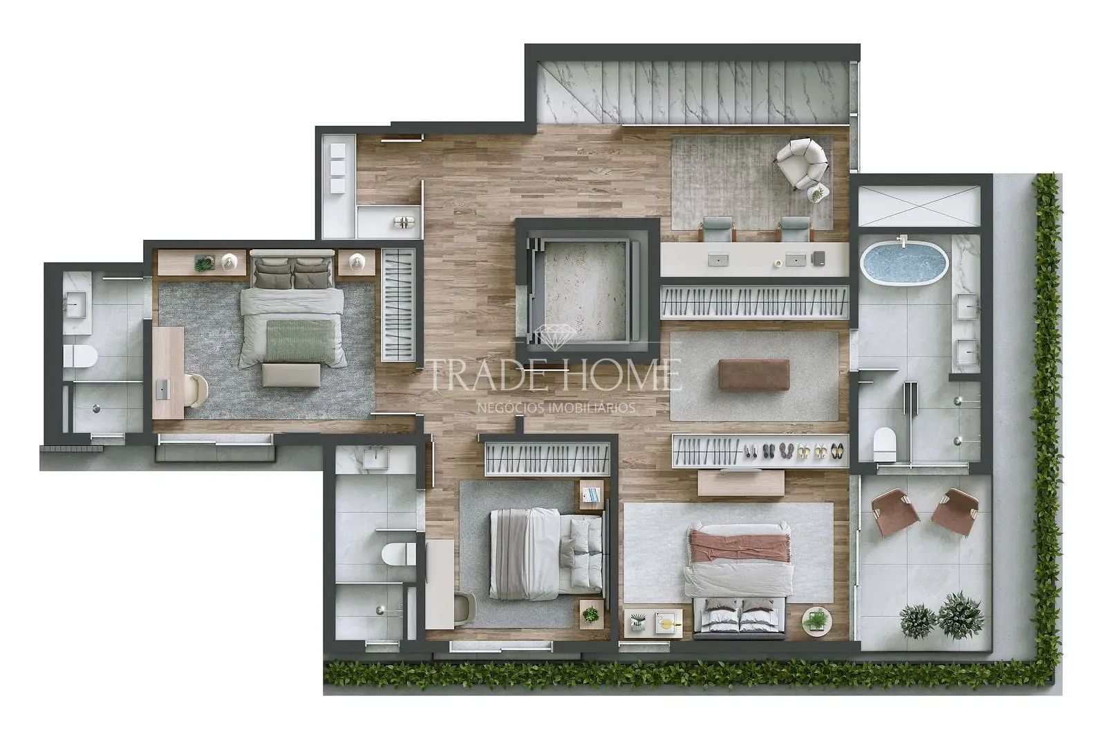Apartamento, 3 quartos, 165 m² - Foto 24
