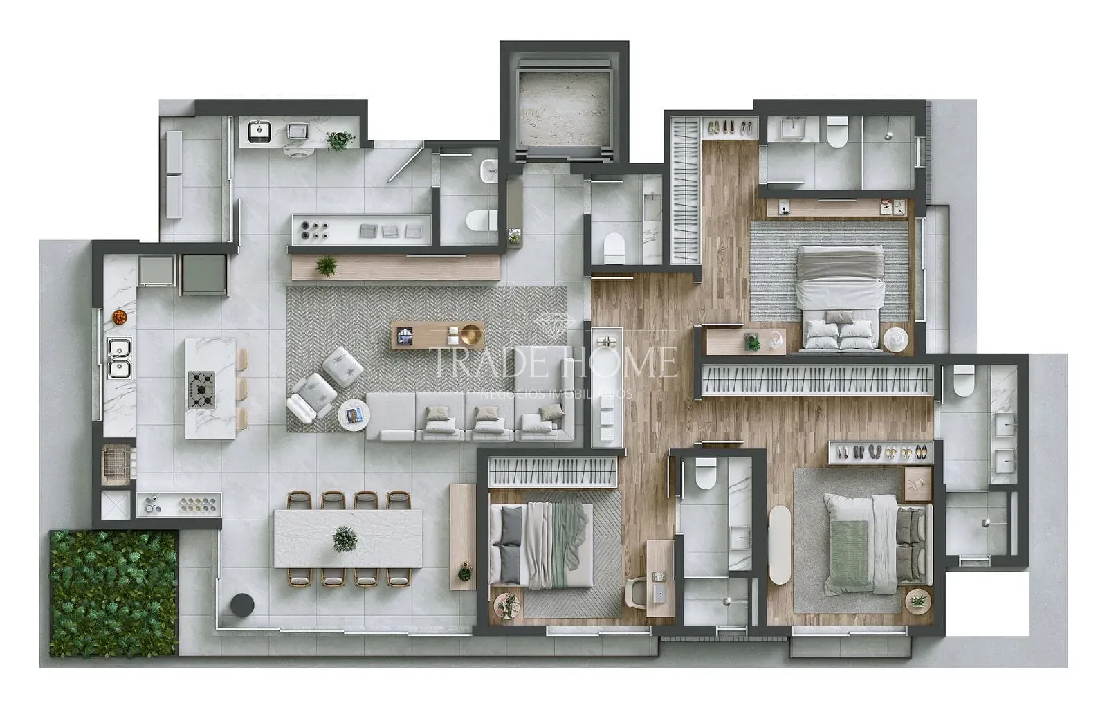 Apartamento, 3 quartos, 165 m² - Foto 30