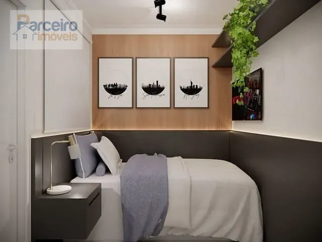 Apartamento com 36m² 2 quartos e 1 banheiro, à venda, no bairro Jardim Santa Maria em São Paulo