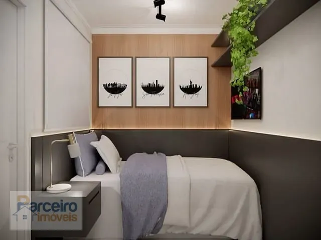 Apartamento com 36m² 2 quartos e 1 banheiro, à venda, no bairro Jardim Santa Maria em São Paulo