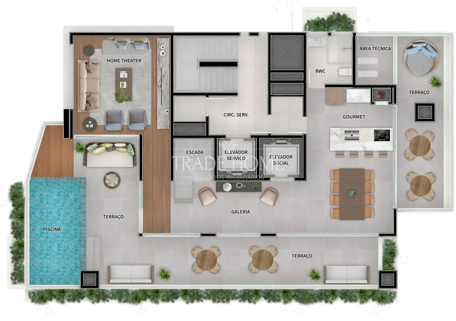 Apartamento, 3 quartos, 155 m² - Foto 22