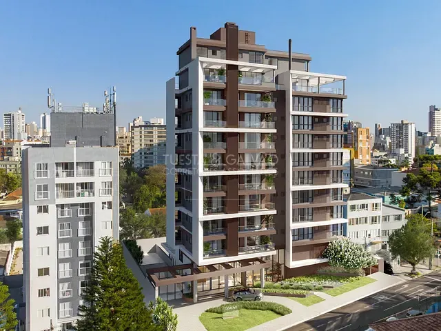 Apartamento com 94m² 2 quartos e 3 banheiros, à venda, no bairro Alto da Glória em Curitiba