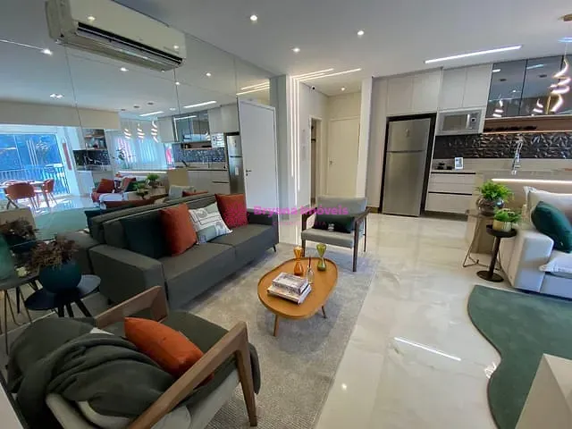 Apartamento com 120m² 3 quartos e 4 banheiros, à venda, no bairro Centro em São Caetano do Sul