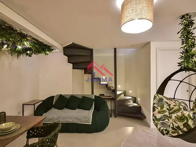 Apartamento 1 quarto e 2 banheiros, à venda ou para alugar, no bairro Vila Andrade em São Paulo