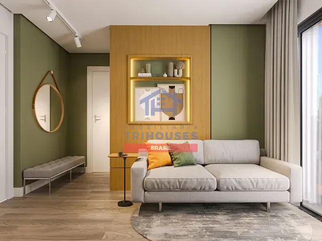 Apartamento 1 quarto e 1 banheiro, à venda, no bairro Centro em Curitiba