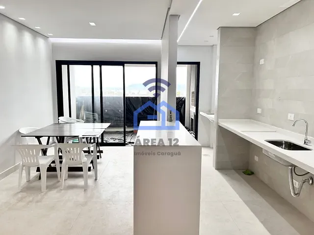 Apartamento com 72m² 2 quartos e 2 banheiros, à venda, no bairro sumare em Caraguatatuba