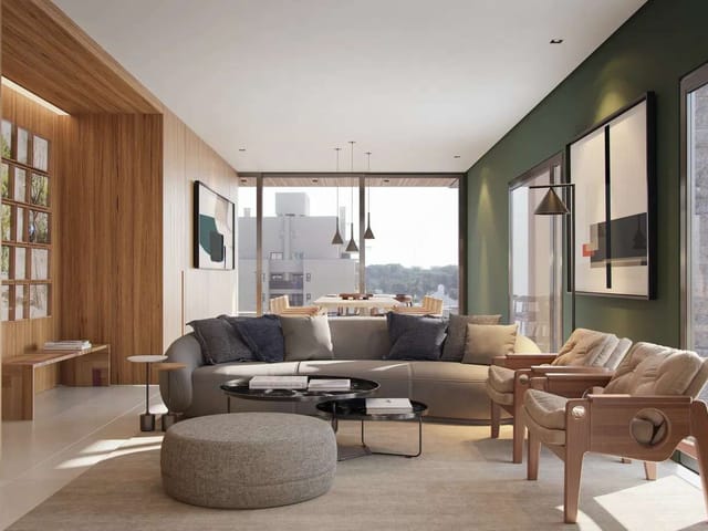 Apartamento 1 quarto e 2 banheiros, à venda, no bairro Bigorrilho em Curitiba
