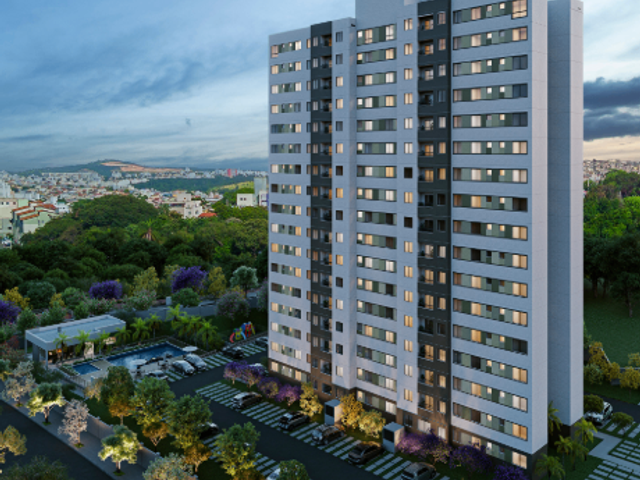 Apartamento 2 quartos e 2 banheiros, à venda, no bairro Santa Terezinha em Belo Horizonte