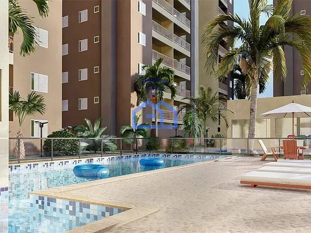 Apartamento com 96m² 2 quartos e 1 banheiro, à venda, no bairro Indaiá em Caraguatatuba