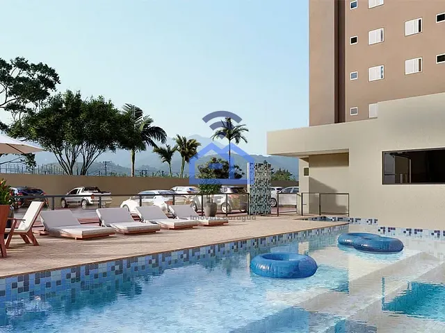Apartamento com 96m² 2 quartos e 1 banheiro, à venda, no bairro Indaiá em Caraguatatuba