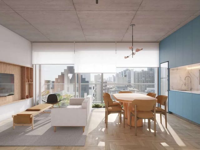 Apartamento 2 quartos e 3 banheiros, à venda, no bairro Bigorrilho em Curitiba