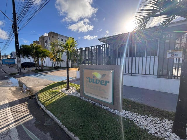 Apartamento com 55m² 2 quartos e 1 banheiro, para alugar, no bairro Fernando Collor em Nossa Senhora do Socorro