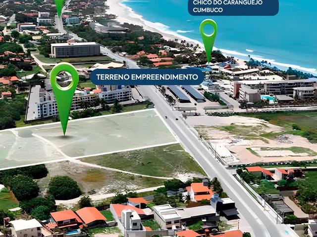 Apartamento 2 quartos e 2 banheiros, à venda, no bairro Cumbuco em Caucaia
