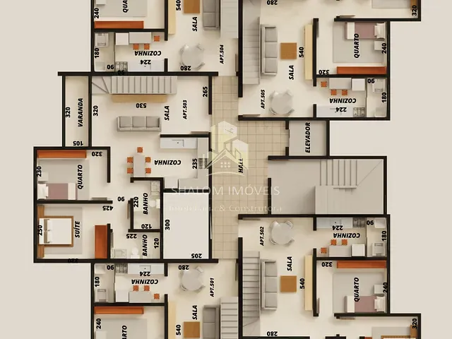Apartamento com 58m² 2 quartos e 2 banheiros, à venda, no bairro Santa Branca em Belo Horizonte