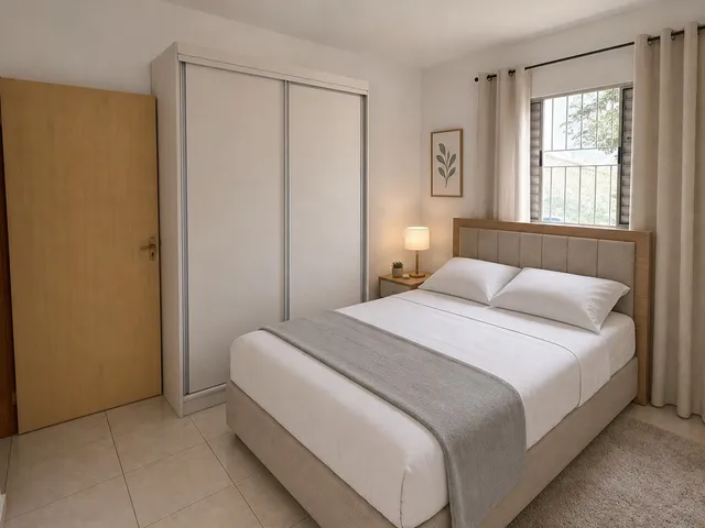 Apartamento 1 quarto e 1 banheiro, para alugar, no bairro Vila Ayrosa em São Paulo
