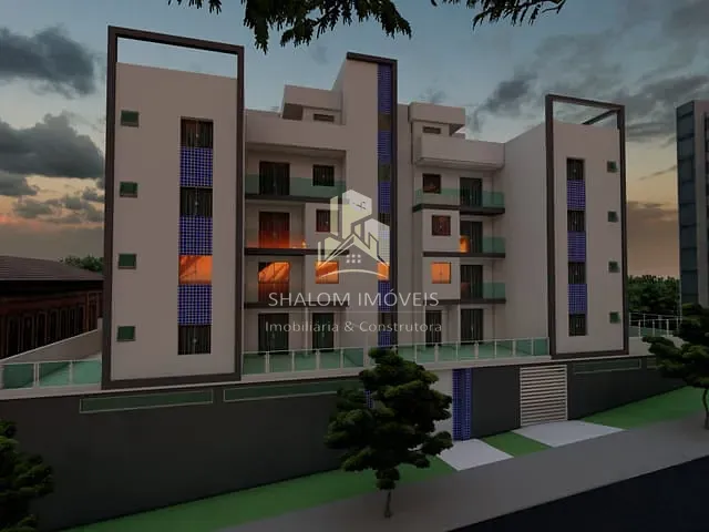 Apartamento com 71m² 3 quartos e 2 banheiros, à venda, no bairro Santa Branca em Belo Horizonte