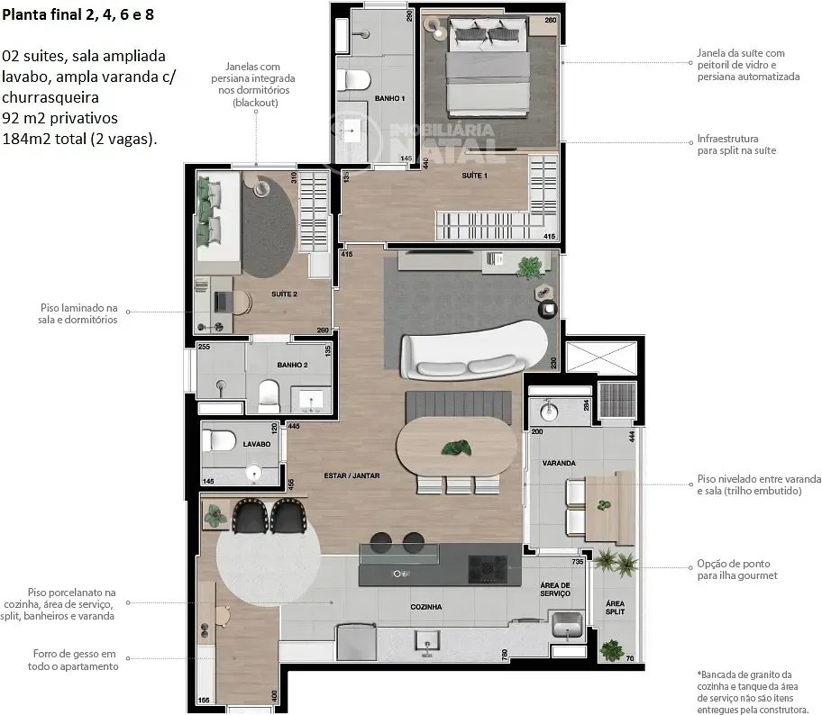 Apartamento, 2 quartos, 92 m² - Foto 21