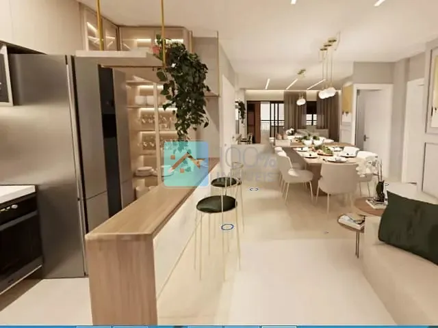 Apartamento com 92m² 3 quartos e 4 banheiros, à venda, no bairro Vila Adyana em São José dos Campos