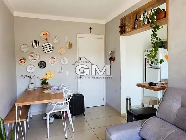 Apartamento 2 quartos e 1 banheiro, à venda, no bairro Jardim Paulistano em Ribeirão Preto