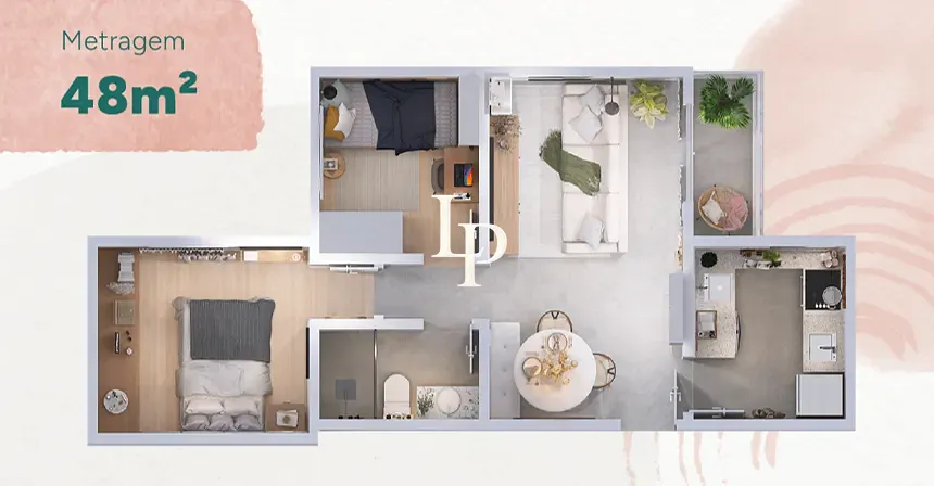 Apartamento, 2 quartos, 48 m² - Foto 7