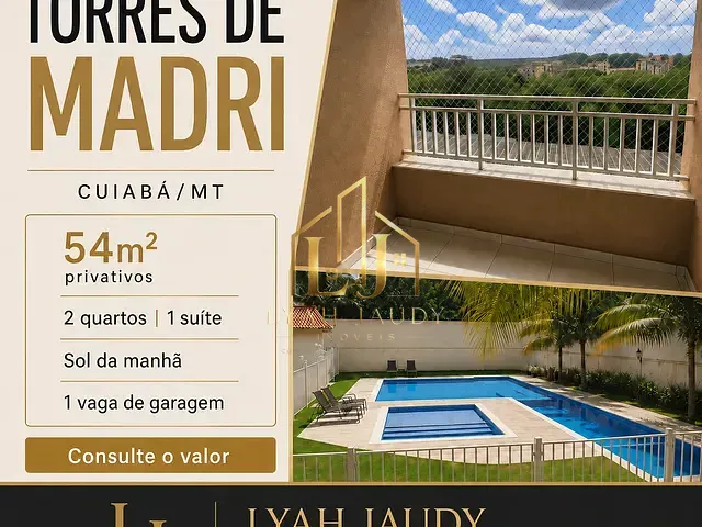 Apartamento com 66m² 2 quartos e 2 banheiros, à venda, no bairro Despraiado em Cuiabá