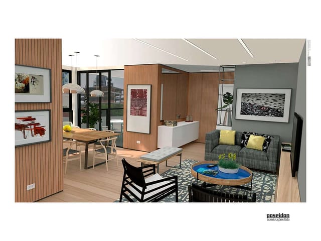 Apartamento com 200m² 3 quartos e 2 banheiros, à venda, no bairro Alto da Rua XV em Curitiba