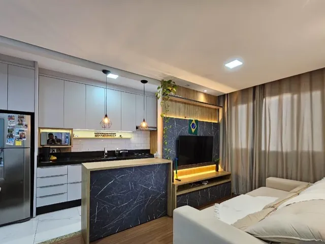 Apartamento com 66m² 2 quartos e 1 banheiro, para alugar, no bairro Jardim Ecoville I em Cambé