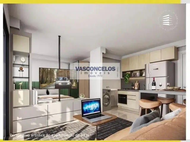Apartamento com 33m² 1 quarto e 1 banheiro, à venda, no bairro Jardim Esplanada em São José Dos Campos