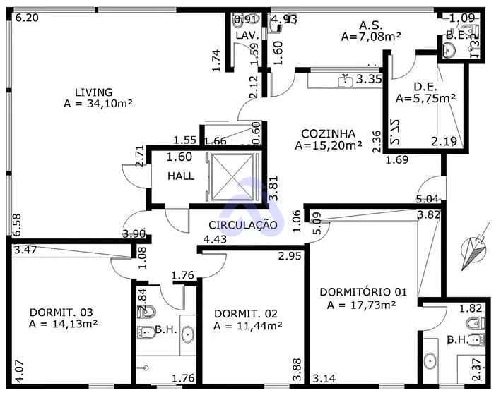 Apartamento, 3 quartos, 145 m² - Foto 21