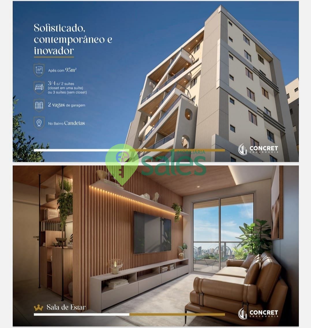 Apartamento à venda com 3 quartos, 95m² - Foto 4