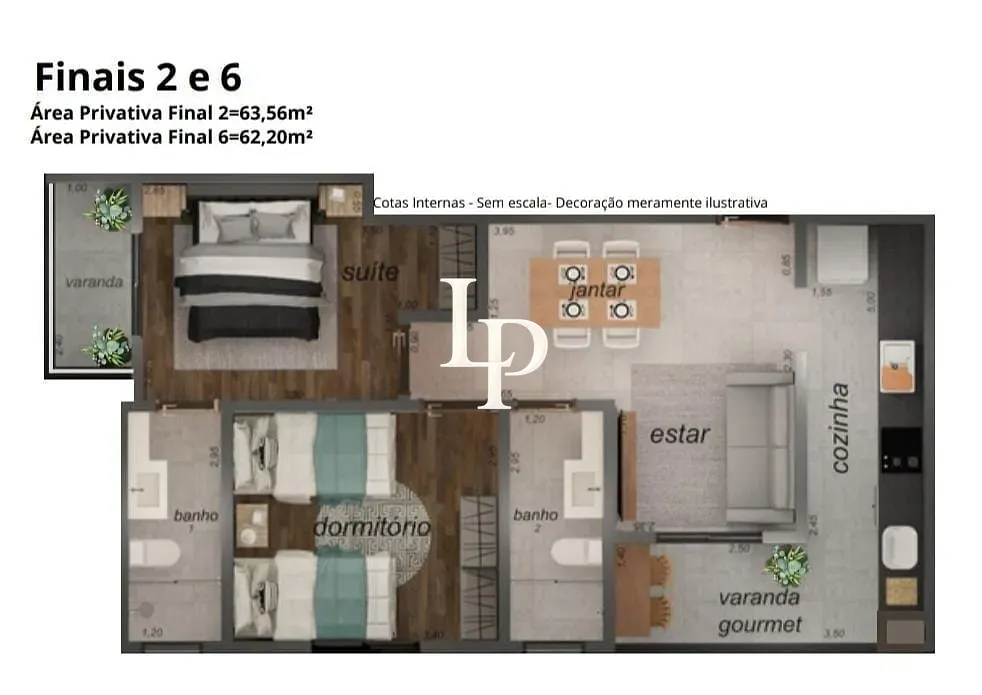 Apartamento, 1 quarto, 47 m² - Foto 4