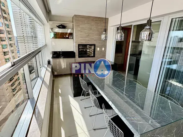 Apartamento com 154m² 3 quartos e 5 banheiros, à venda, no bairro Setor Bueno em Goiânia