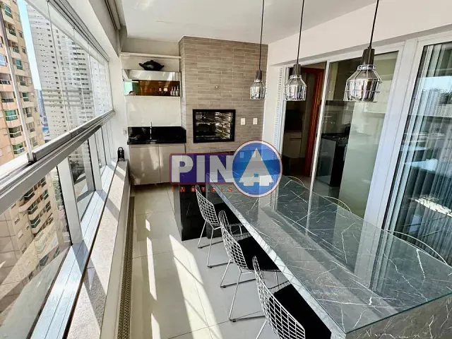 Apartamento com 154m² 3 quartos e 5 banheiros, à venda, no bairro Setor Bueno em Goiânia