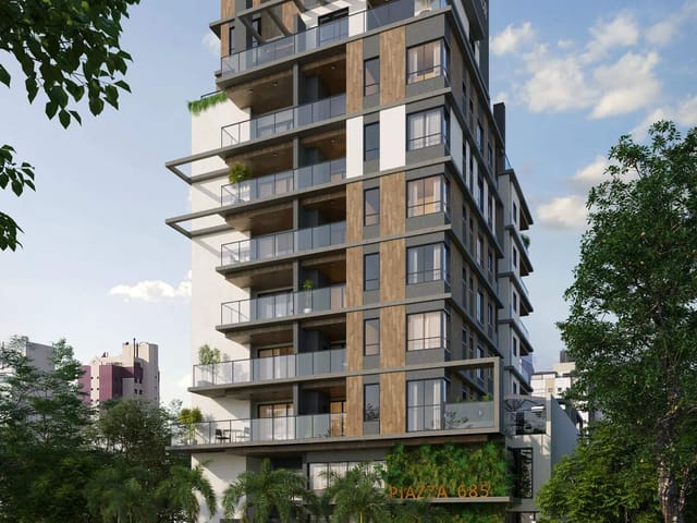 Apartamento 2 quartos e 3 banheiros, à venda, no bairro Água Verde em Curitiba