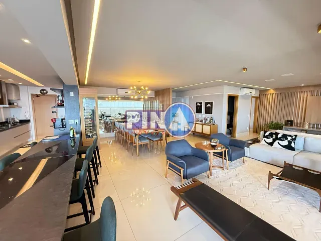Apartamento com 264m² 4 quartos e 6 banheiros, à venda, no bairro Setor Oeste em Goiânia