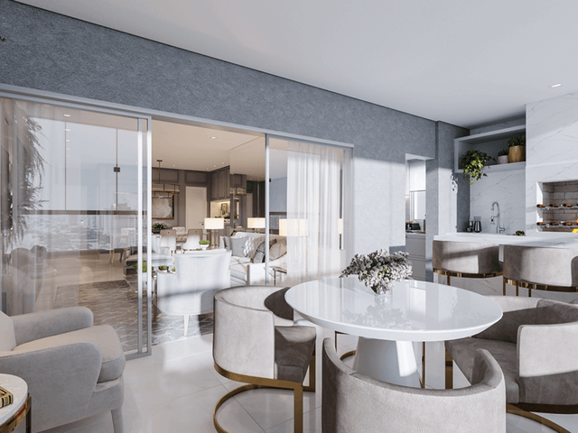 Apartamento com 168m² 3 quartos e 4 banheiros, à venda, no bairro centro em Campo Grande