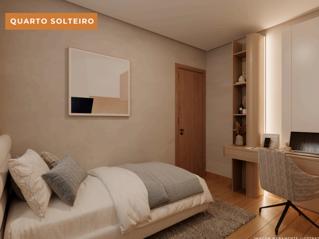 Apartamento 2 quartos e 1 banheiro, à venda, no bairro Jardim de Alá (Justinópolis) em Ribeirão das Neves