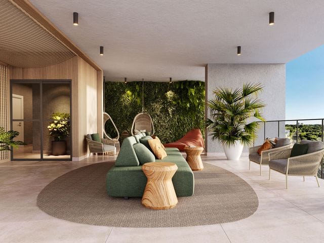 Apartamento com 51m² 1 quarto e 1 banheiro, à venda, no bairro Carandá Bosque em Campo Grande