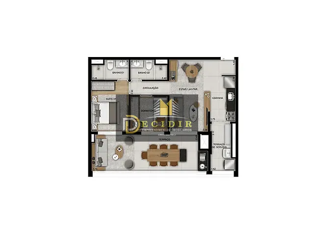 Apartamento 2 quartos e 2 banheiros, à venda, no bairro Quarta Parada em São Paulo