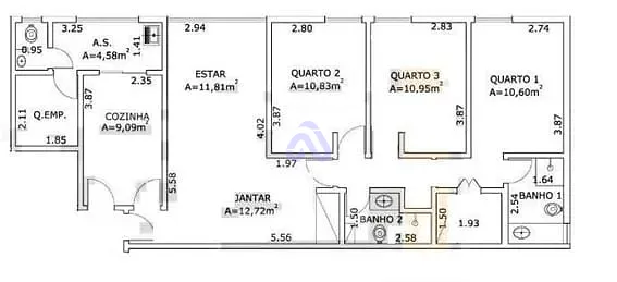 Apartamento, 3 quartos, 105 m² - Foto 25