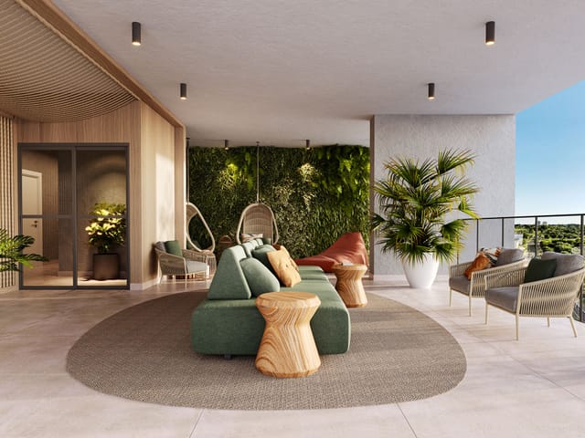 Apartamento com 75m² 1 quarto e 2 banheiros, à venda, no bairro Carandá Bosque em Campo Grande