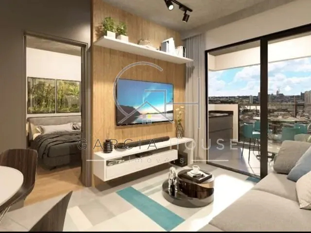 Apartamento com 34m² 1 quarto e 1 banheiro, à venda, no bairro Vila Monte Alegre em Ribeirão Preto