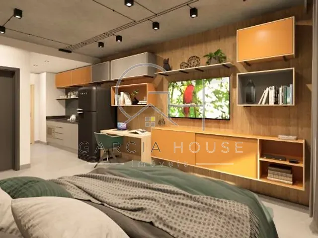 Apartamento com 34m² 1 quarto e 1 banheiro, à venda, no bairro Vila Monte Alegre em Ribeirão Preto