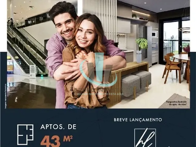 Apartamento com 43m² 1 quarto e 1 banheiro, à venda, no bairro Vila Harmonia em Araraquara