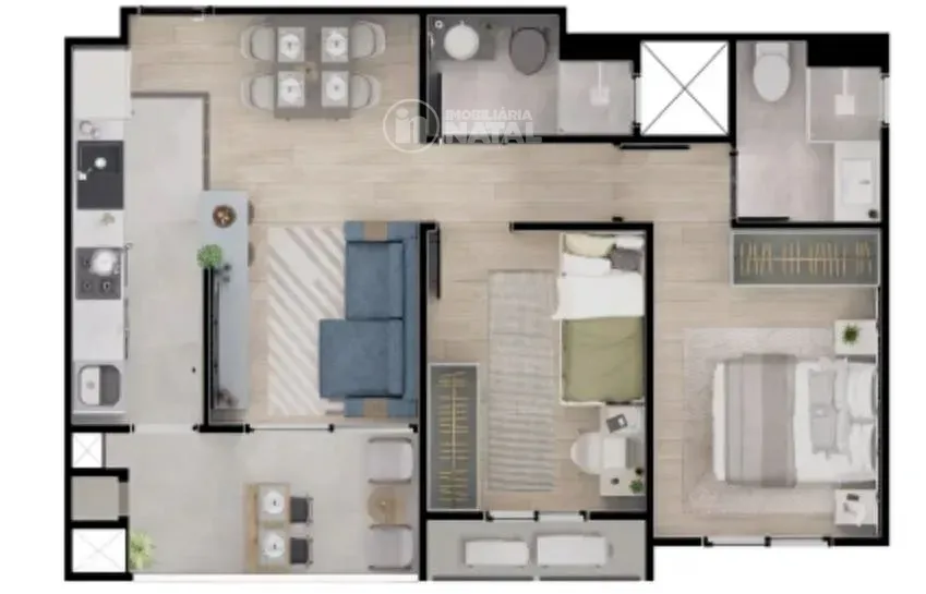 Apartamento, 2 quartos, 57 m² - Foto 38