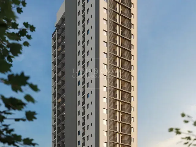 Apartamento com 35m² 2 quartos e 1 banheiro, à venda, no bairro Centro em Curitiba