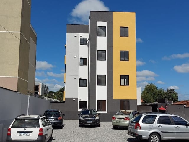 Apartamento 2 quartos e 1 banheiro, à venda, no bairro Parque da Fonte em São José dos Pinhais